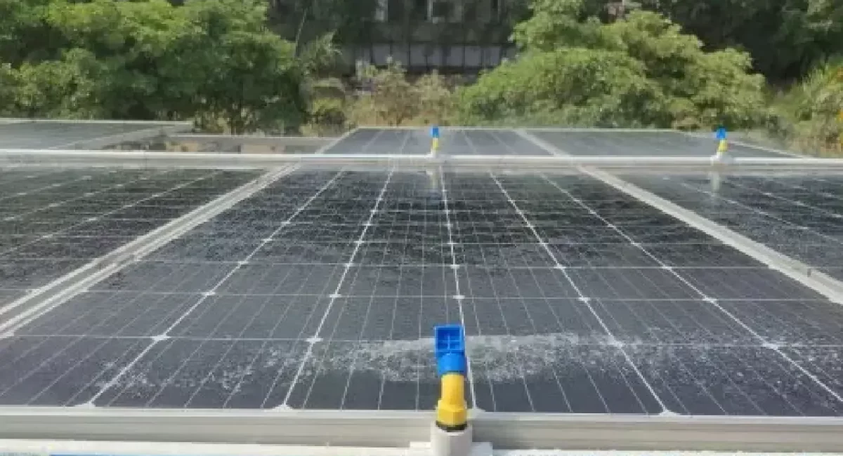 Solar Panel Automatic Washer